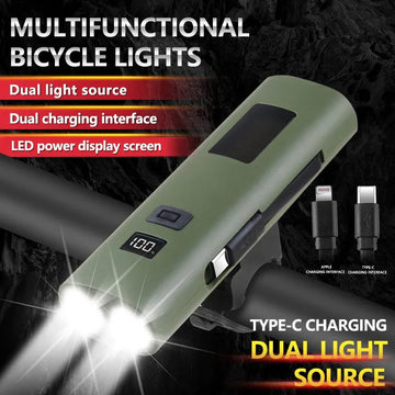 Saashi Multi-Functional Bicycle Power Bank & LED Light