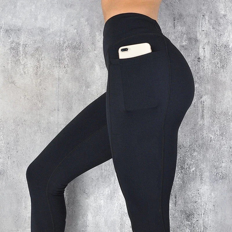 SAASHI Sportswear Woman Gym Leggings Pocketed Yoga Pants Fitness Running